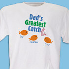 Personalized Greatest Catch Fishing T-shirt